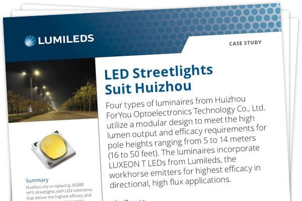 Case Study Download: LED Streetlights Suit Huizhou