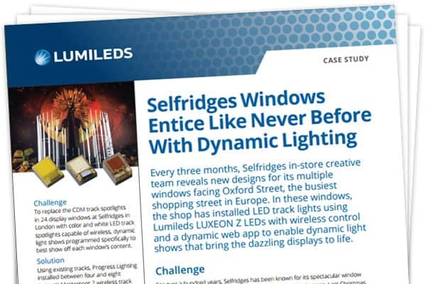 Case Study Download: Selfridges Windows Entice Like Never Before With Dynamic Lighting