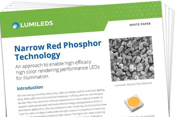White Paper Download: Narrow Red Phosphor Technology