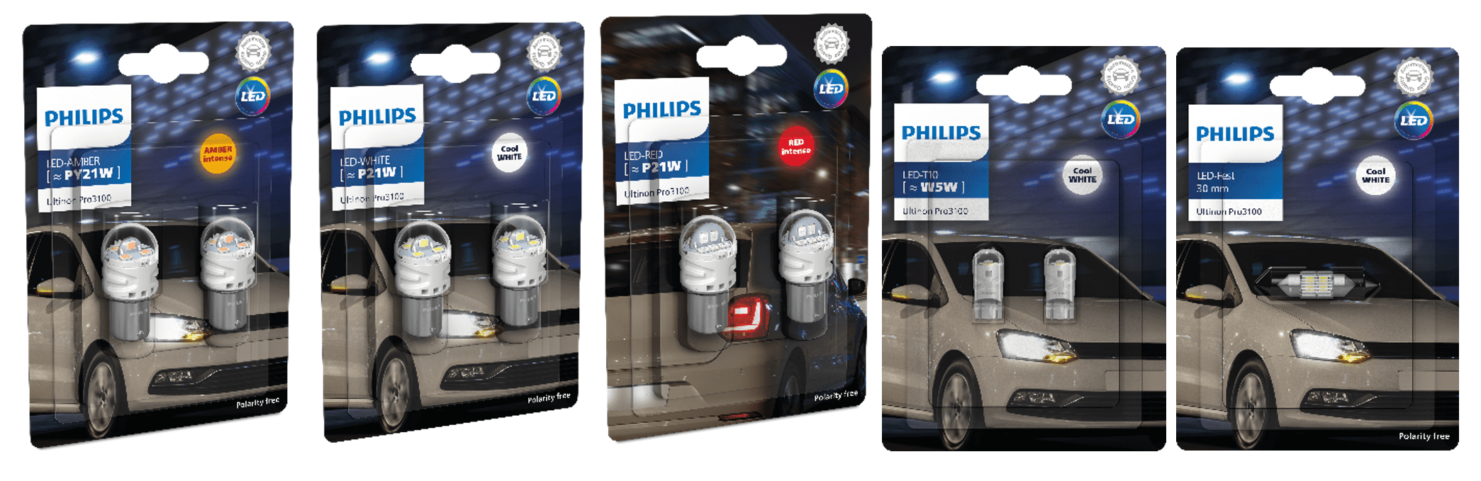 Philips Ultinon Pro9100 LED-Kit – Audi A3 – 100 % kompatibel mit