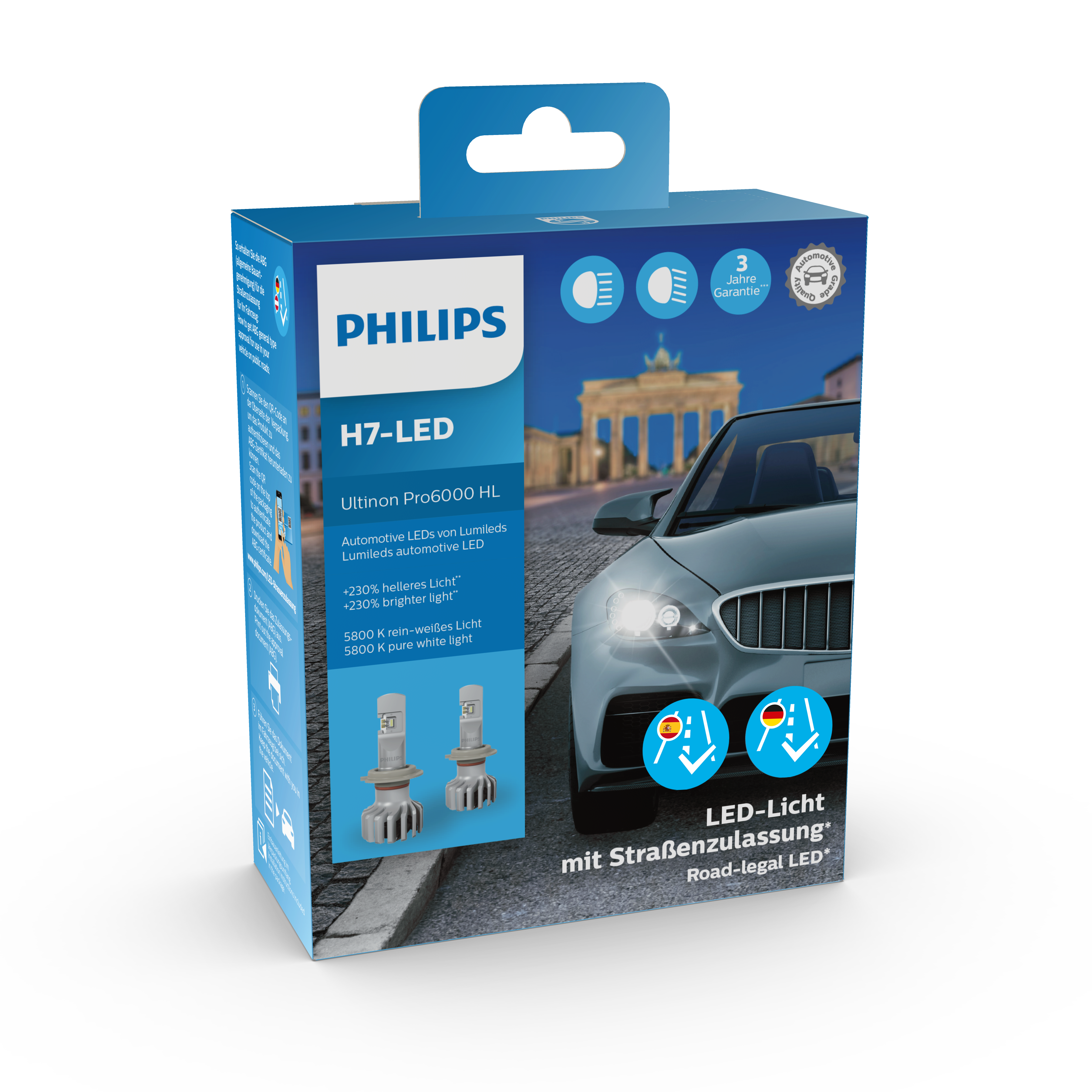 H7 LED Philips UltinonPro 6000 HL package